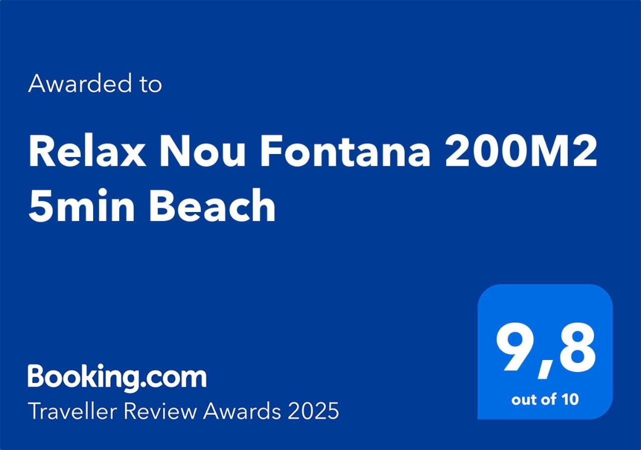 Relax Nou Fontana 200M2 5Min Beach Jávea エクステリア 写真